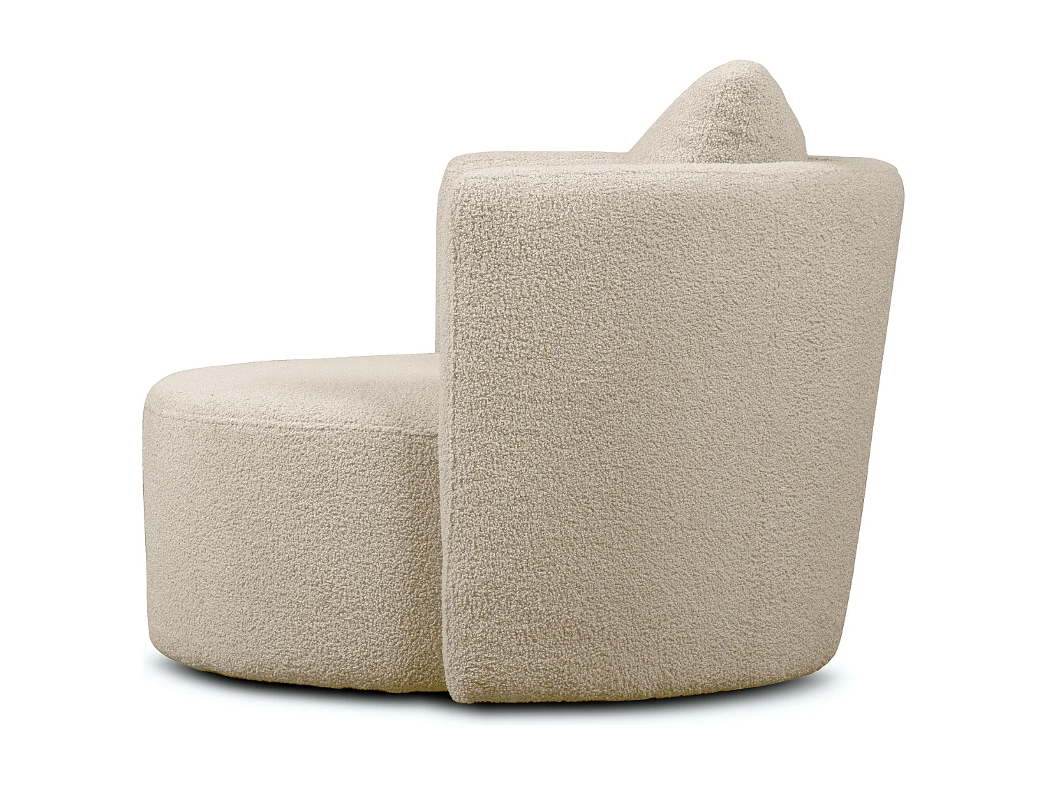 Sessel mit Fußbank - Ecru - RAGGI