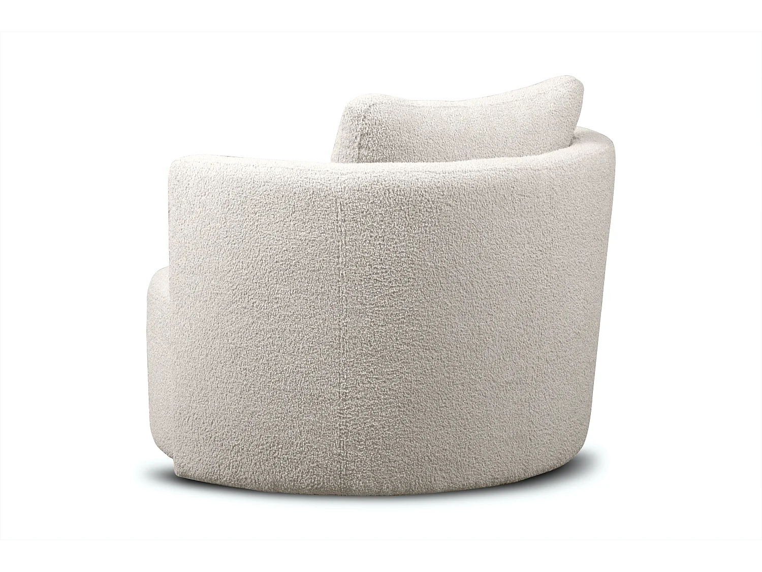 Sessel mit Fußbank - Weiß - RAGGI