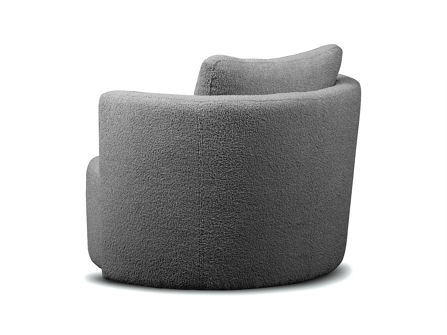 Sessel mit Fußbank - Lavagrau - RAGGI