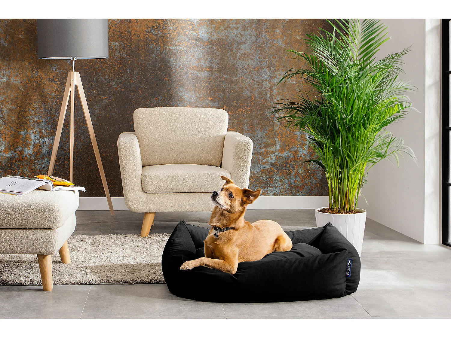 Hundebett - Schwarz - CANINI