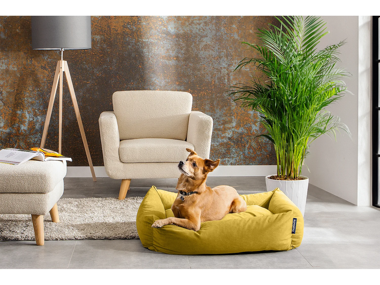 Hundebett - Gelb - CANINI