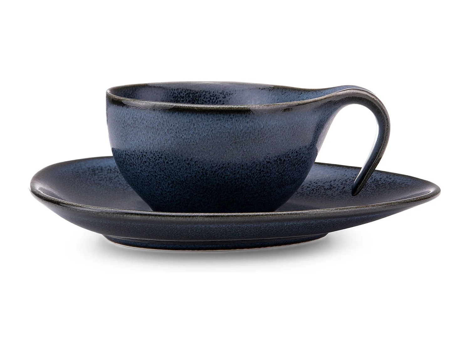 Espresso-Set (12er-Set) - schwarz / graphit / marineblau - TIME BLACK