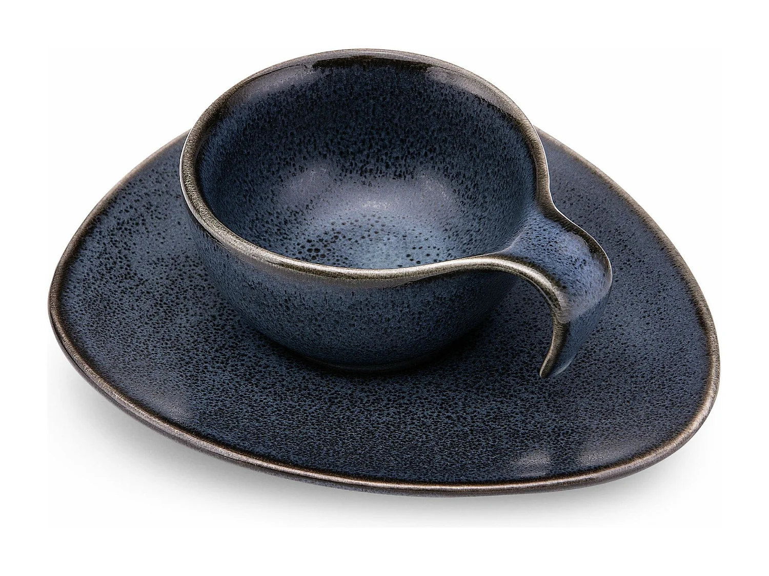 Espresso-Set (12er-Set) - schwarz / graphit / marineblau - TIME BLACK