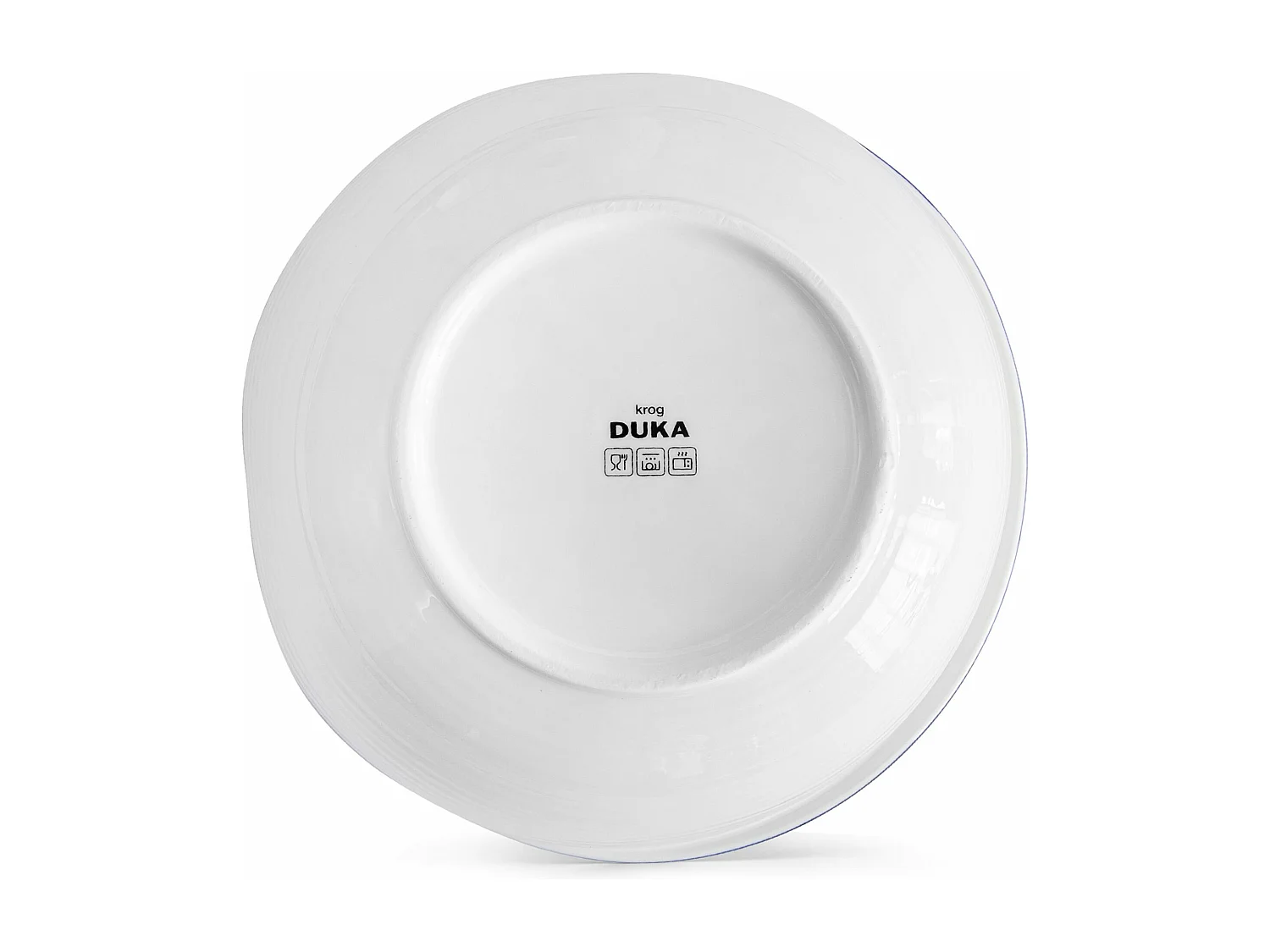 Schale (6er-Set) - weiß/marineblau - KROG