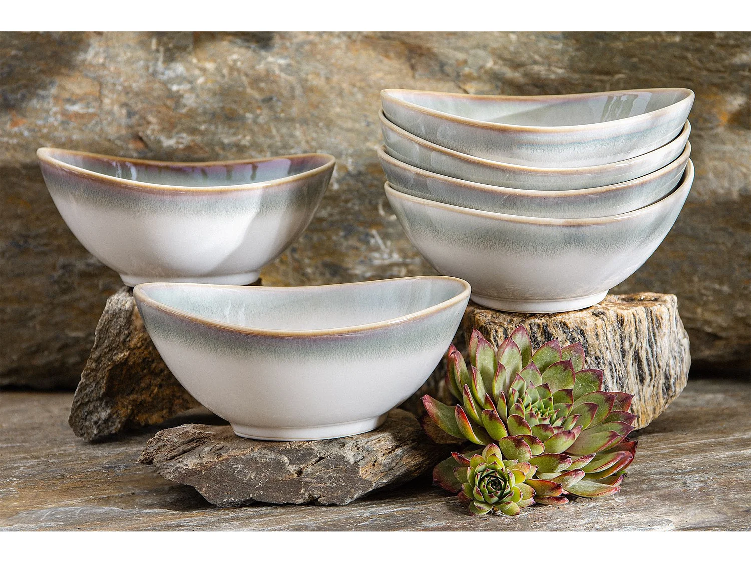 Schalen 6-tlg - mehrfarbig - FREJA