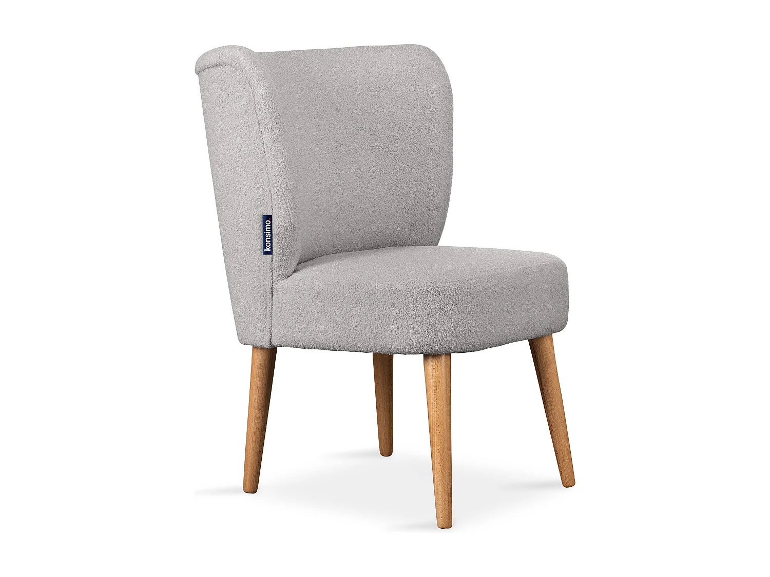 Einzelsessel - Hellgrau/Eiche Dekor - APPA