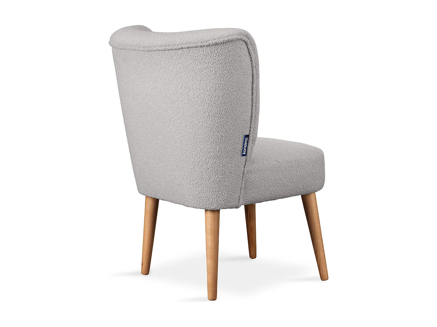 Einzelsessel - Hellgrau/Eiche Dekor - APPA