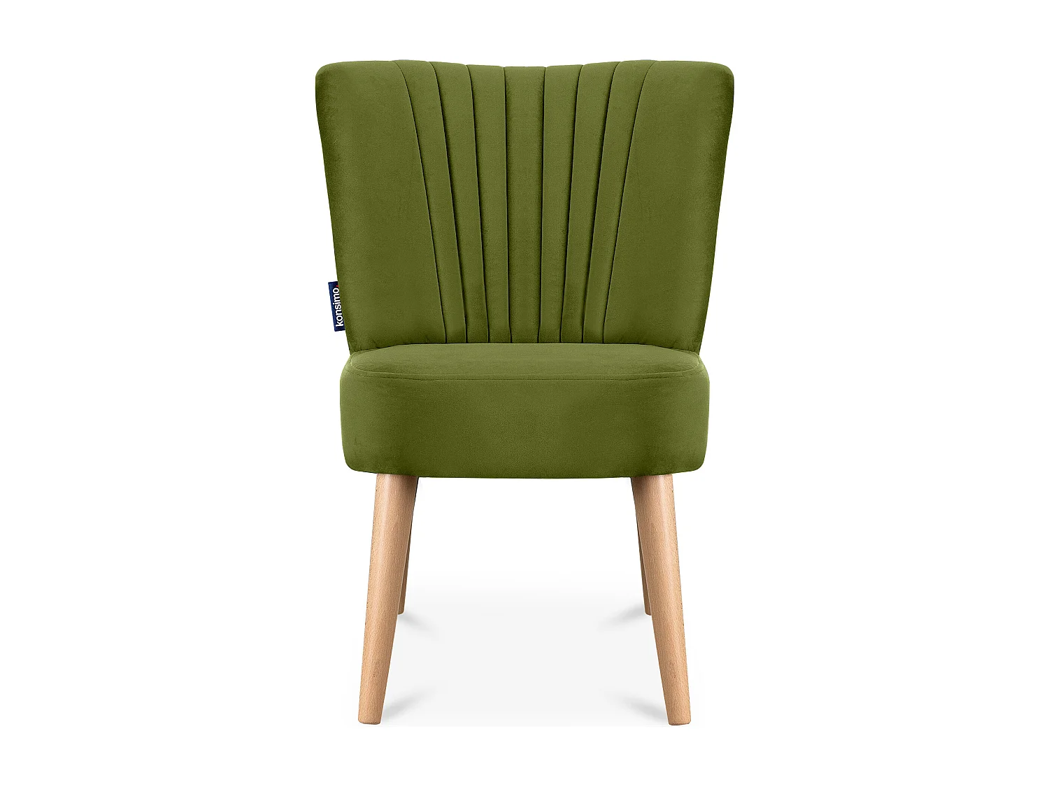 Einzelsessel - Olive/Buche Dekor - DUCO