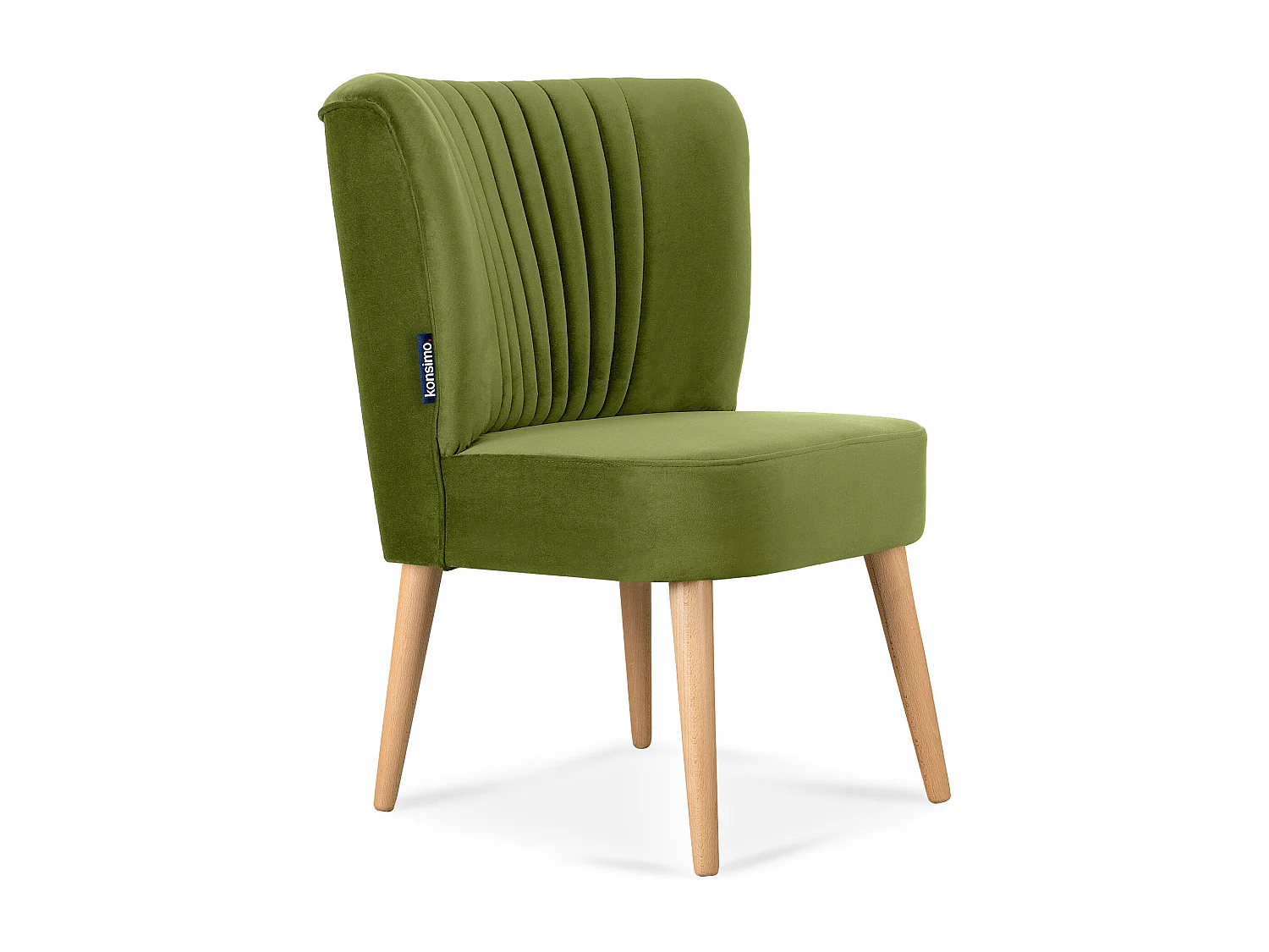 Einzelsessel - Olive/Buche Dekor - DUCO