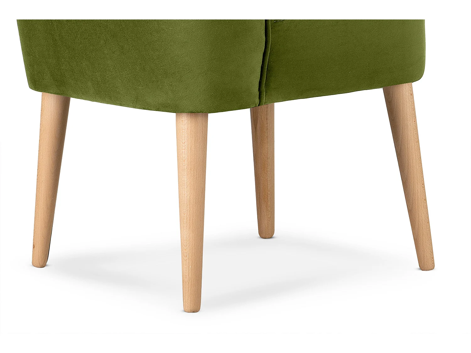 Einzelsessel - Olive/Buche Dekor - DUCO