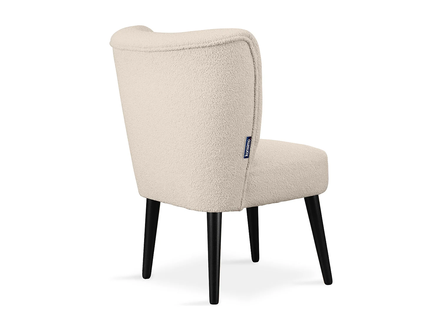 Einzelsessel - Ecru/Schwarz - APPA