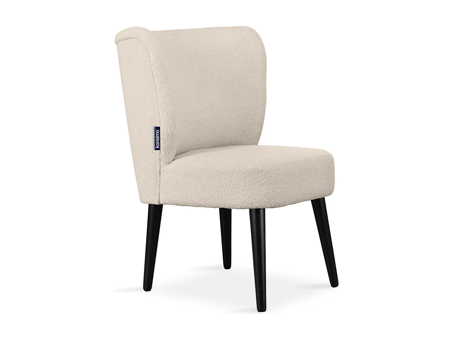 Einzelsessel - Ecru/Schwarz - APPA