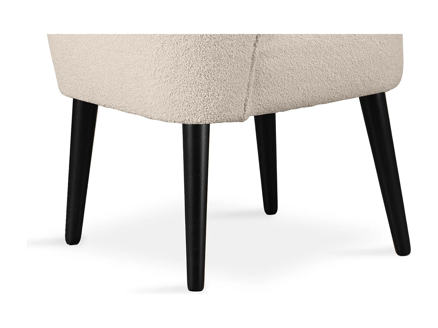 Einzelsessel - Ecru/Schwarz - APPA