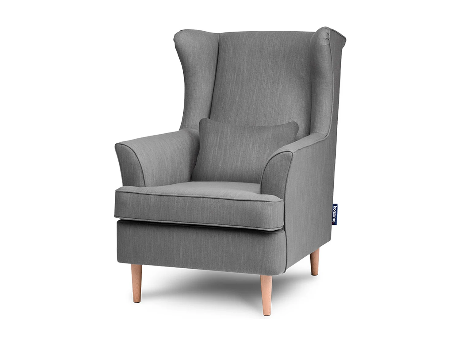 Ohrensessel - Grau/Dunkelgrau - STRALIS