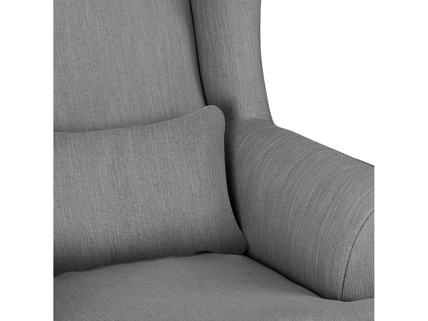 Ohrensessel - Grau/Dunkelgrau - STRALIS