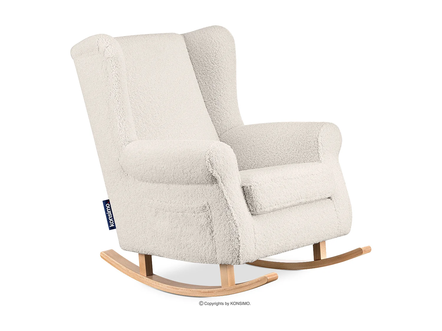 Schaukelsessel - Creme - TULES