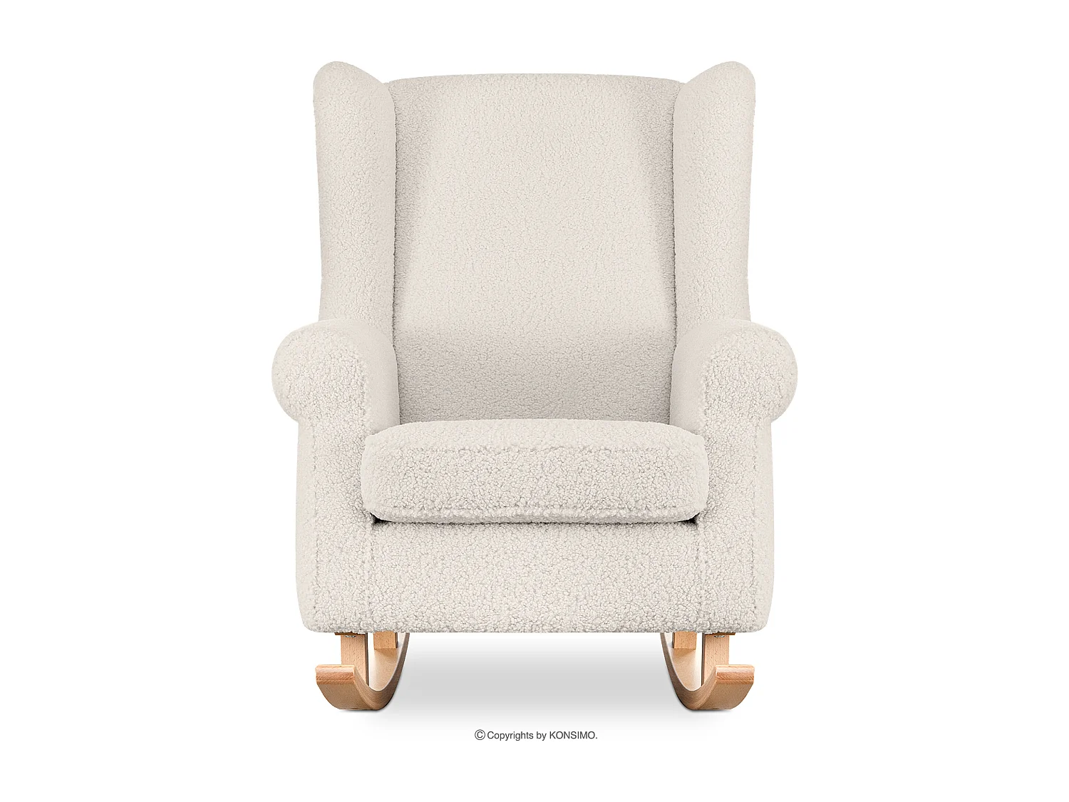 Schaukelsessel - Creme - TULES