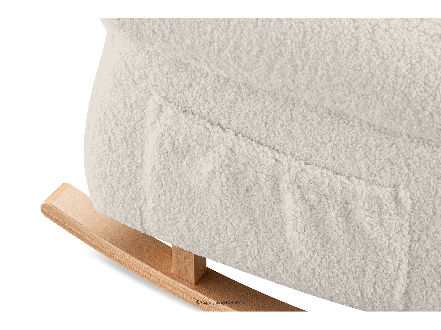 Schaukelsessel - Creme - TULES