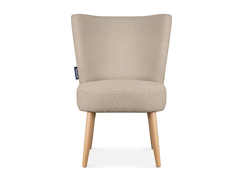 Einzelsessel - Beige/Buche Dekor - APPA