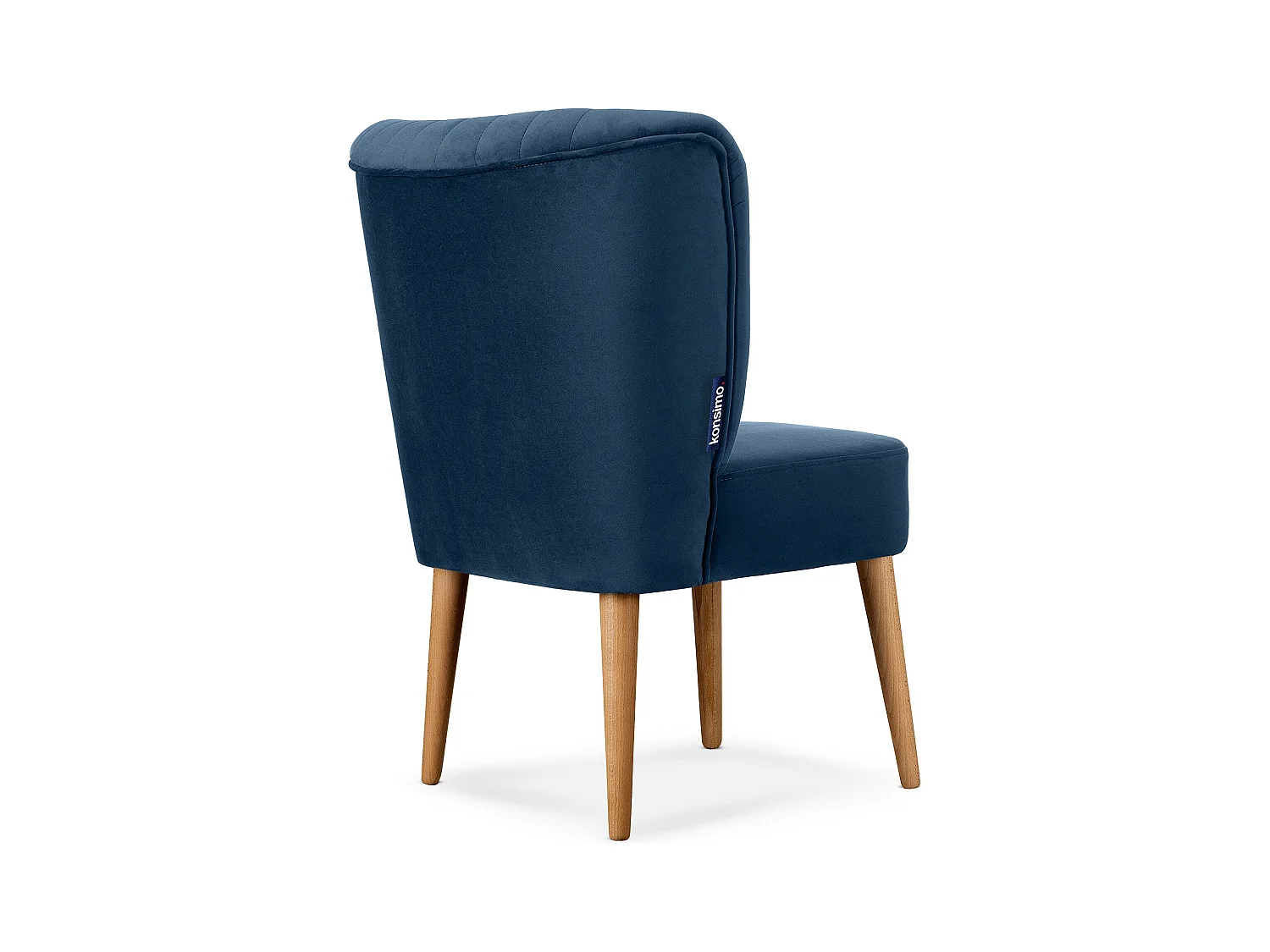 Einzelsessel - Marineblau/Eiche Dekor - DUCO