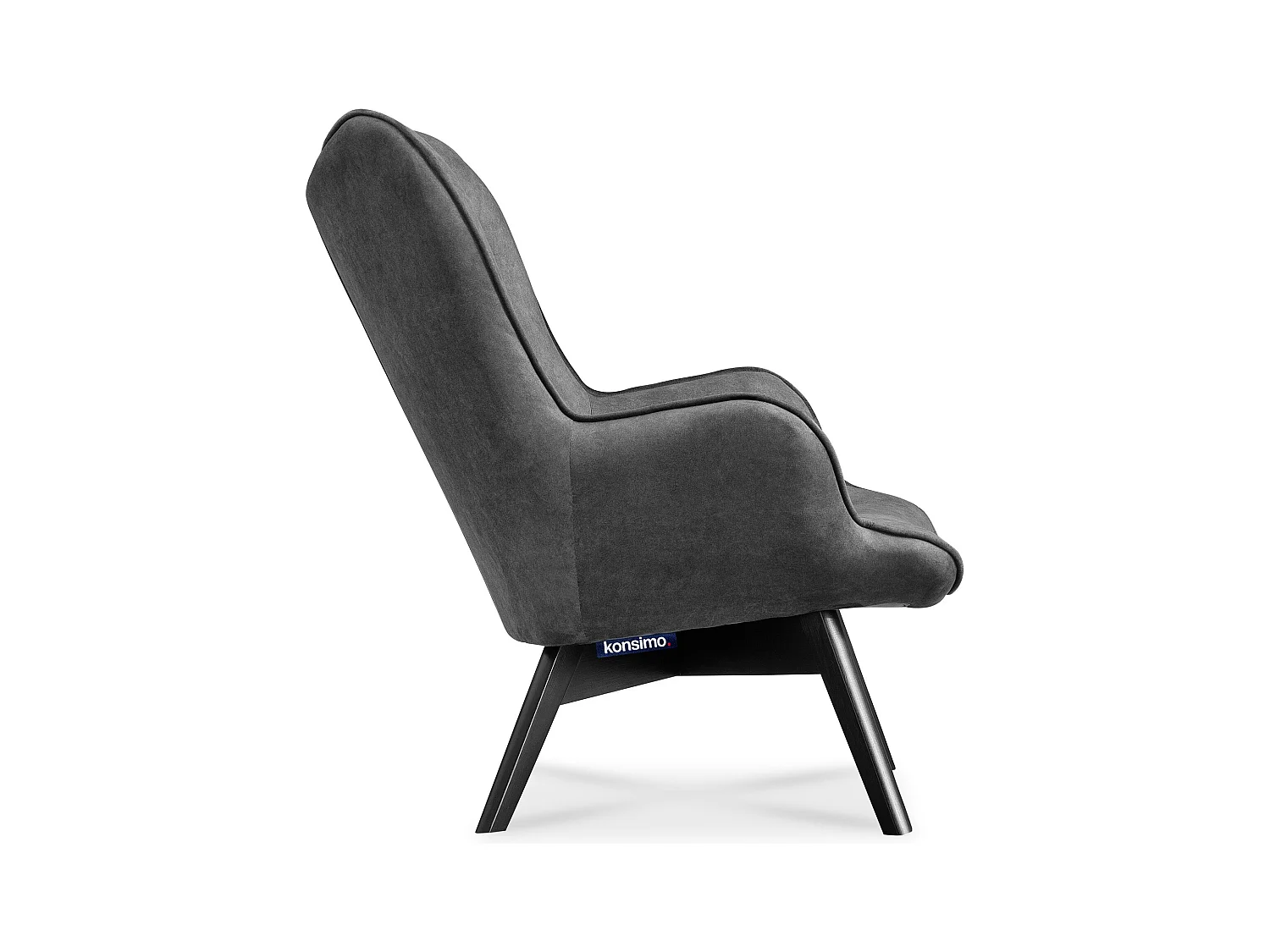 Einzelsessel - Dunkelgrau - GLORI