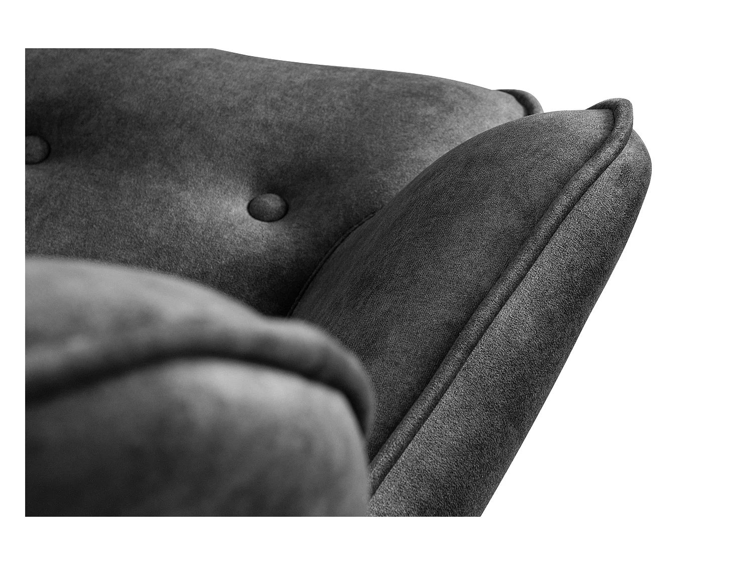 Einzelsessel - Dunkelgrau - GLORI