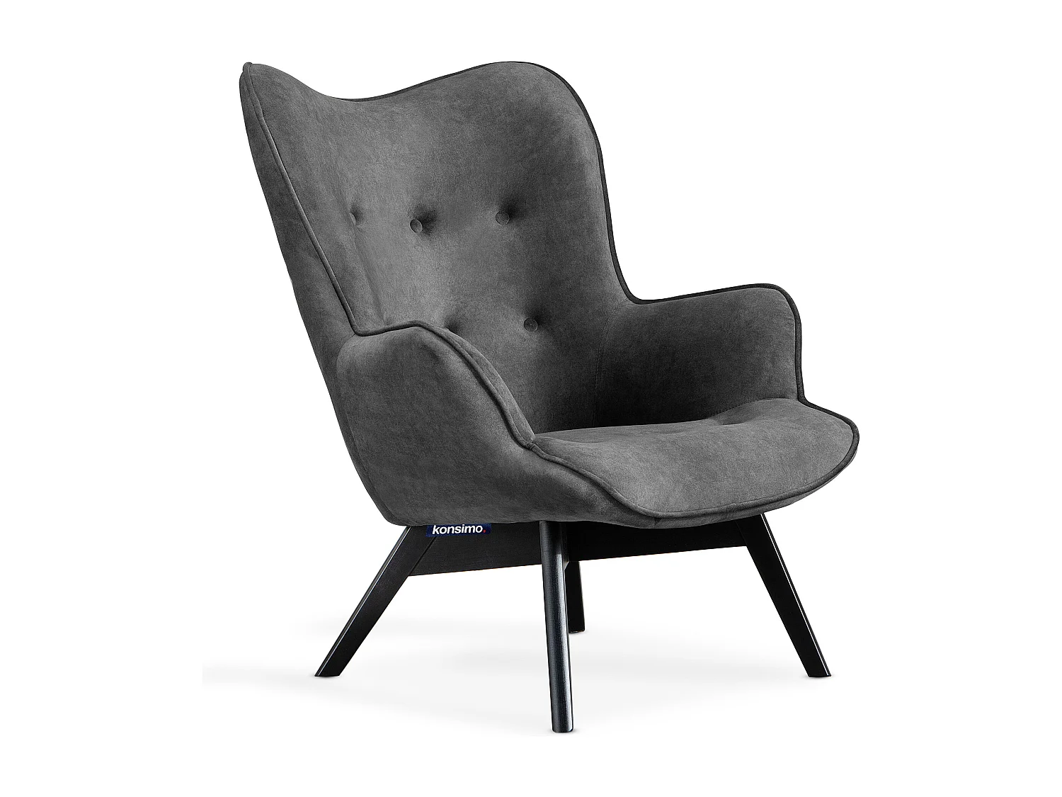 Einzelsessel - Dunkelgrau - GLORI