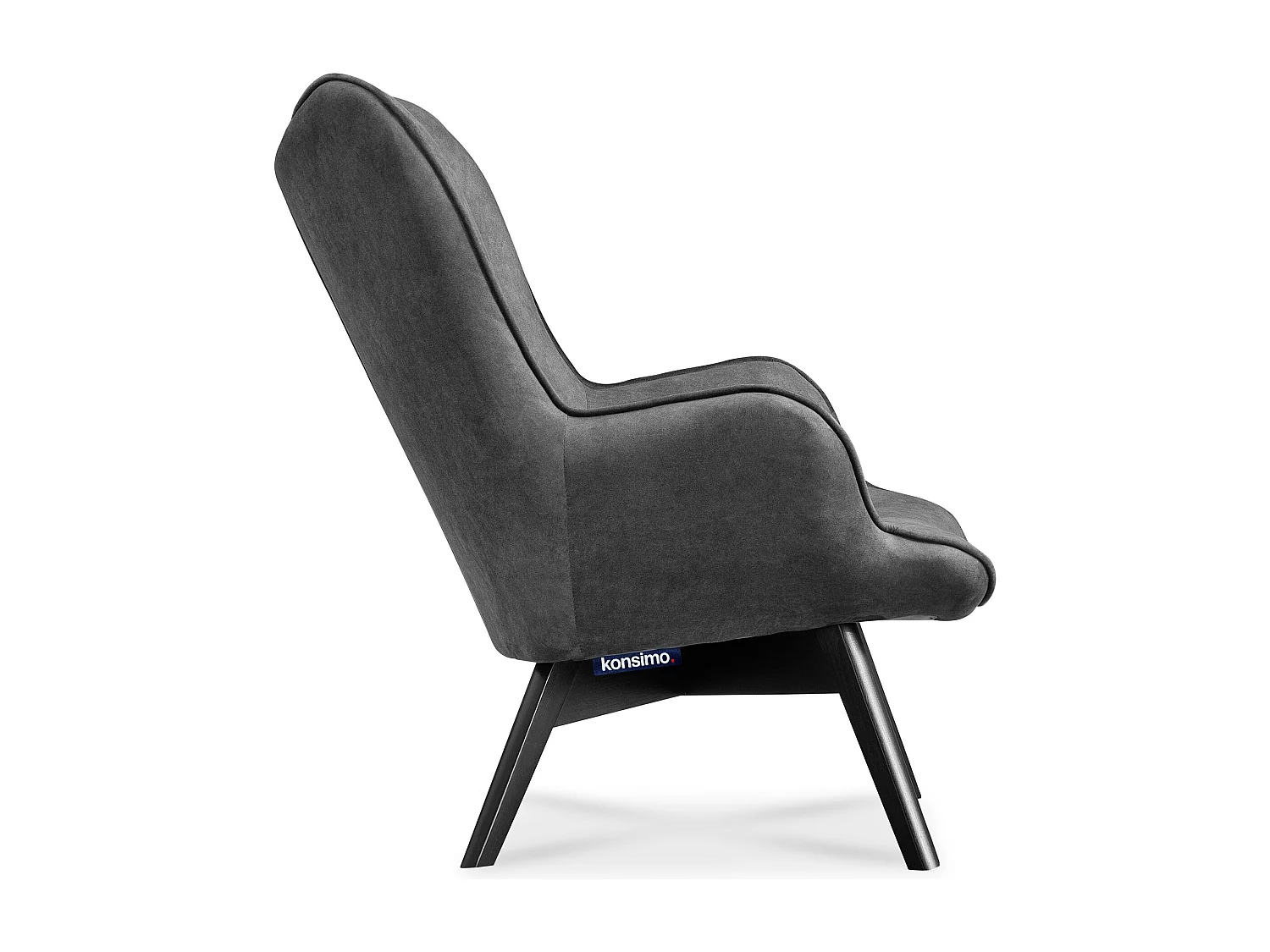 Einzelsessel - Dunkelgrau - GLORI