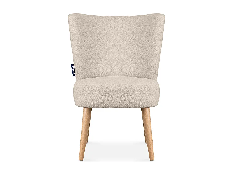 Einzelsessel - Ecru/Buche Dekor - APPA