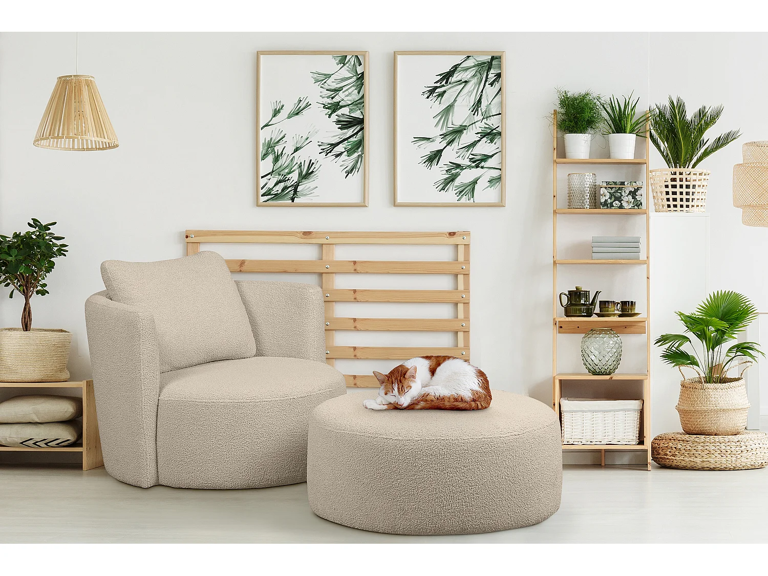 Drehsessel - Ecru - RAGGI