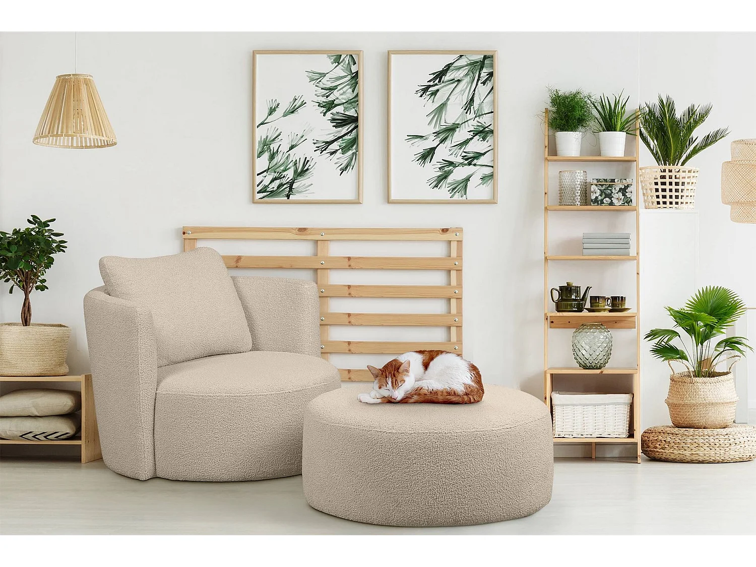 Drehsessel - Ecru - RAGGI