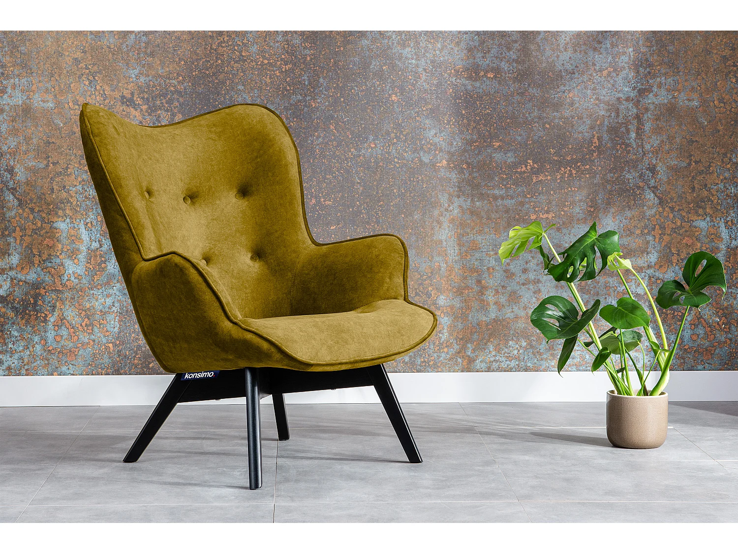 Einzelsessel - Gelb - GLORI