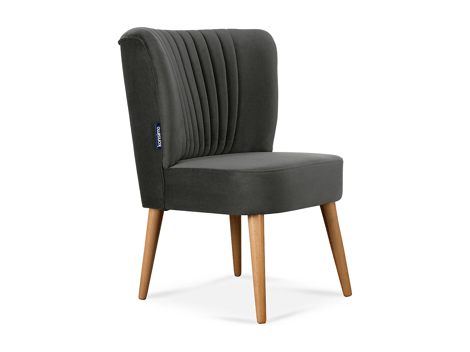 Einzelsessel - Graphit/Eiche Dekor - DUCO