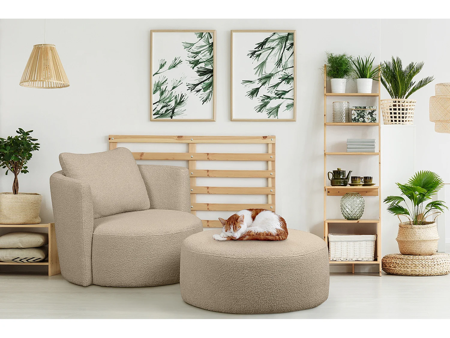 Drehsessel - Beige - RAGGI