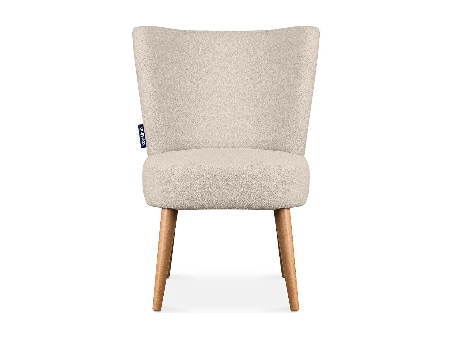 Einzelsessel - Ecru/Eiche Dekor - APPA