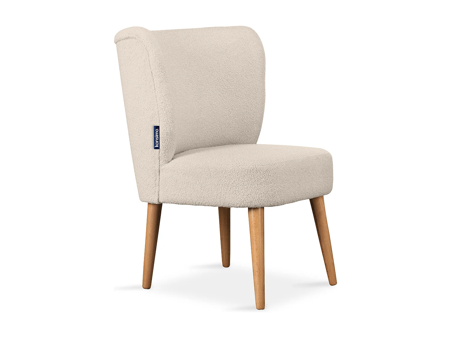 Einzelsessel - Ecru/Eiche Dekor - APPA