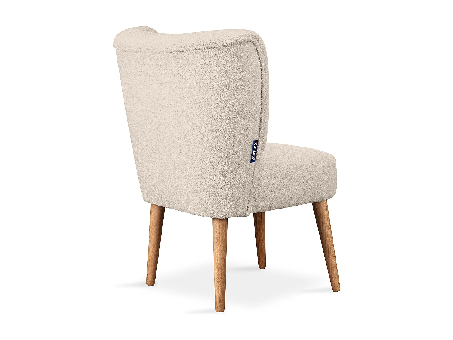 Einzelsessel - Ecru/Eiche Dekor - APPA