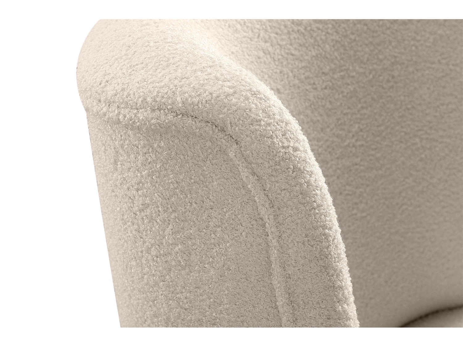 Einzelsessel - Ecru/Eiche Dekor - APPA