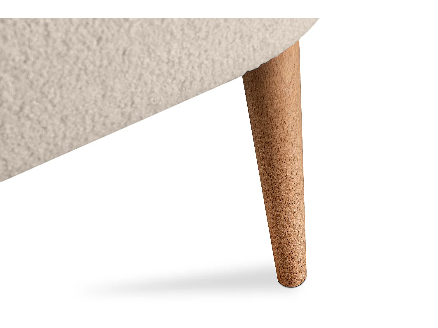 Einzelsessel - Ecru/Eiche Dekor - APPA