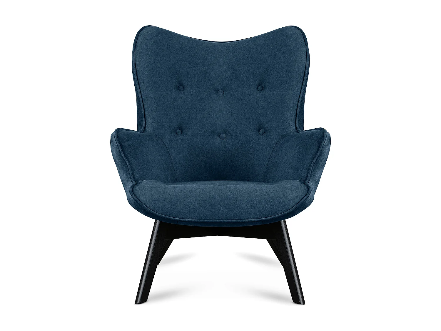 Einzelsessel - Marineblau - GLORI