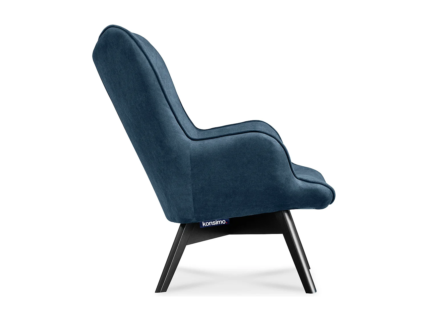 Einzelsessel - Marineblau - GLORI