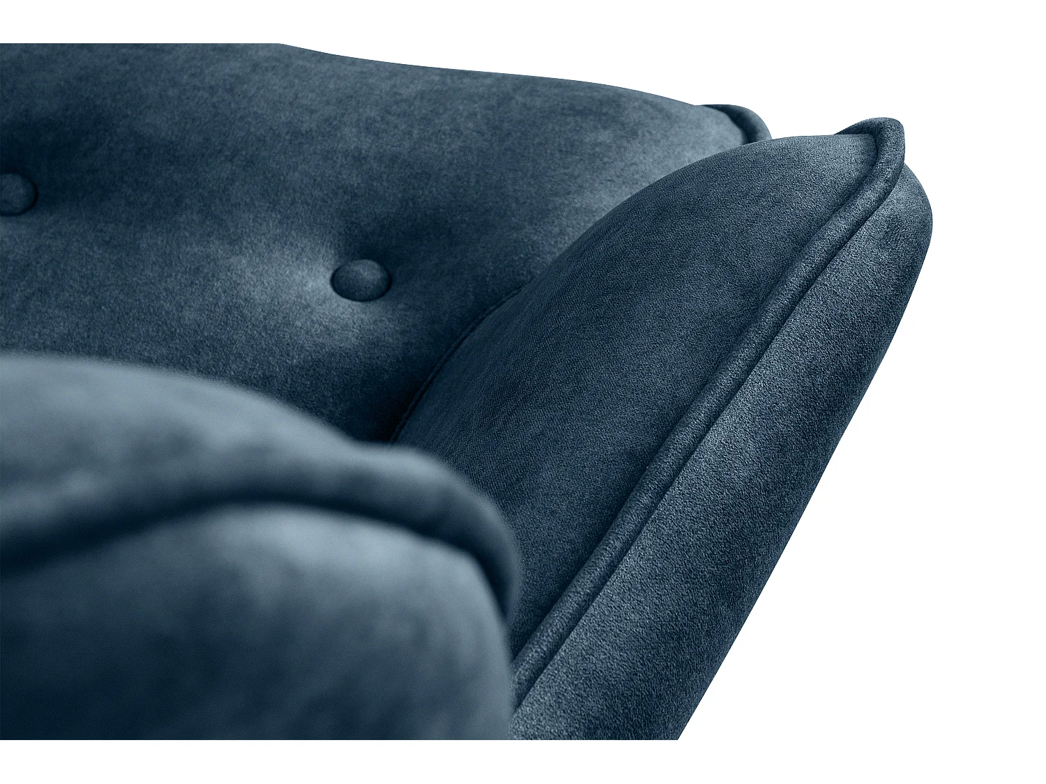 Einzelsessel - Marineblau - GLORI