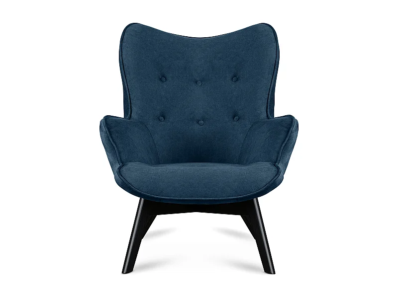 Einzelsessel - Marineblau - GLORI