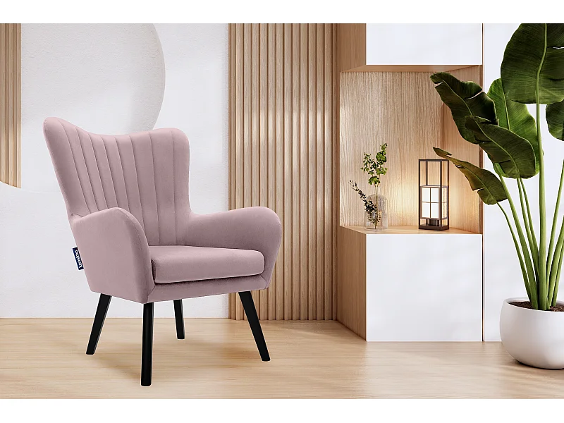 Einzelsessel - Rosé - GADI