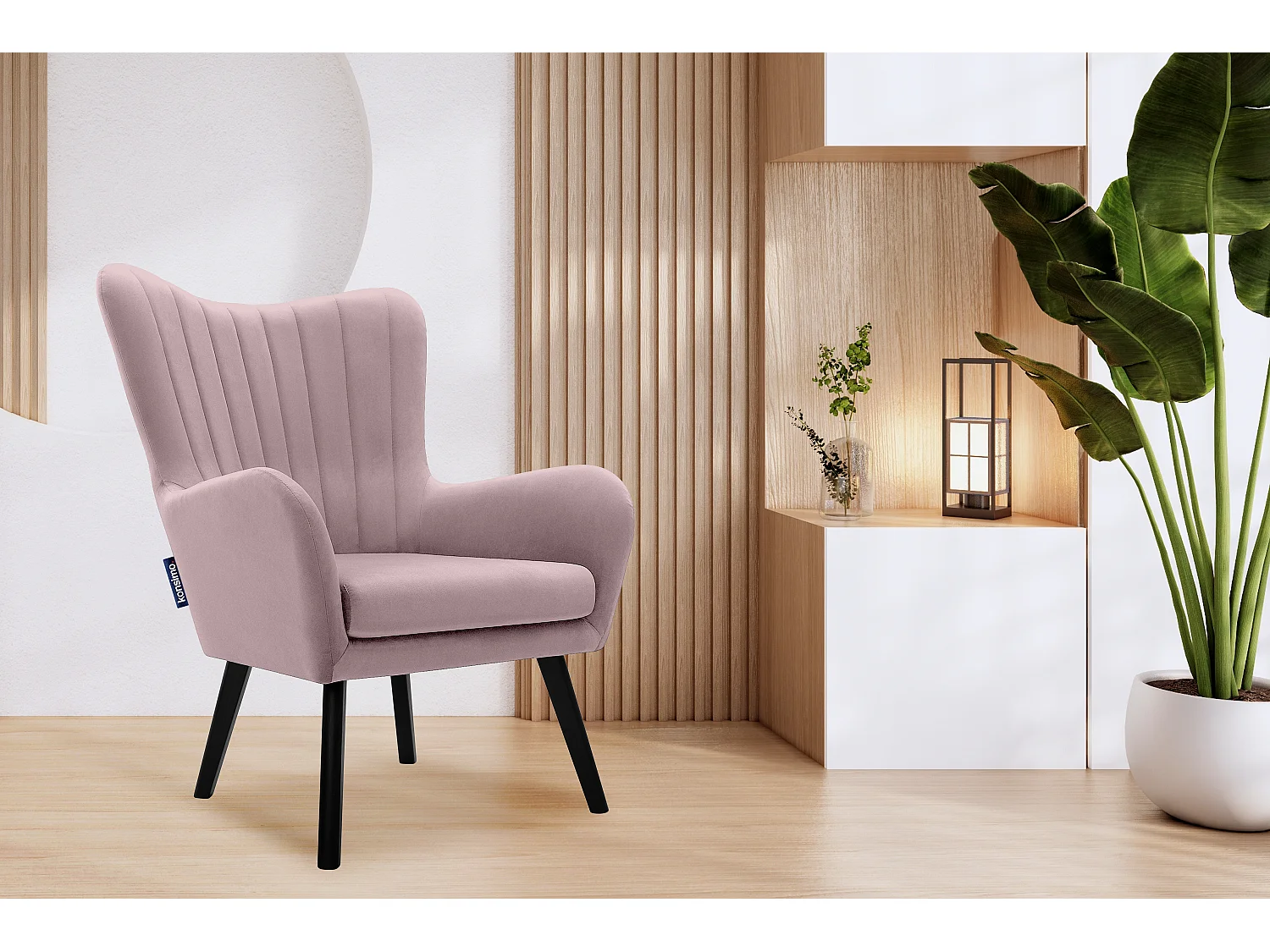 Einzelsessel - Rosé - GADI