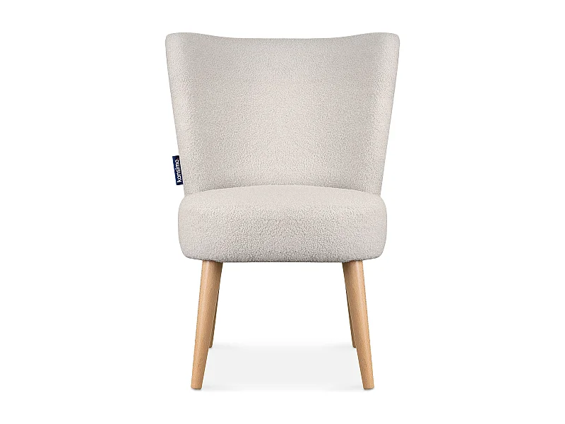 Einzelsessel - Creme/Buche Dekor - APPA