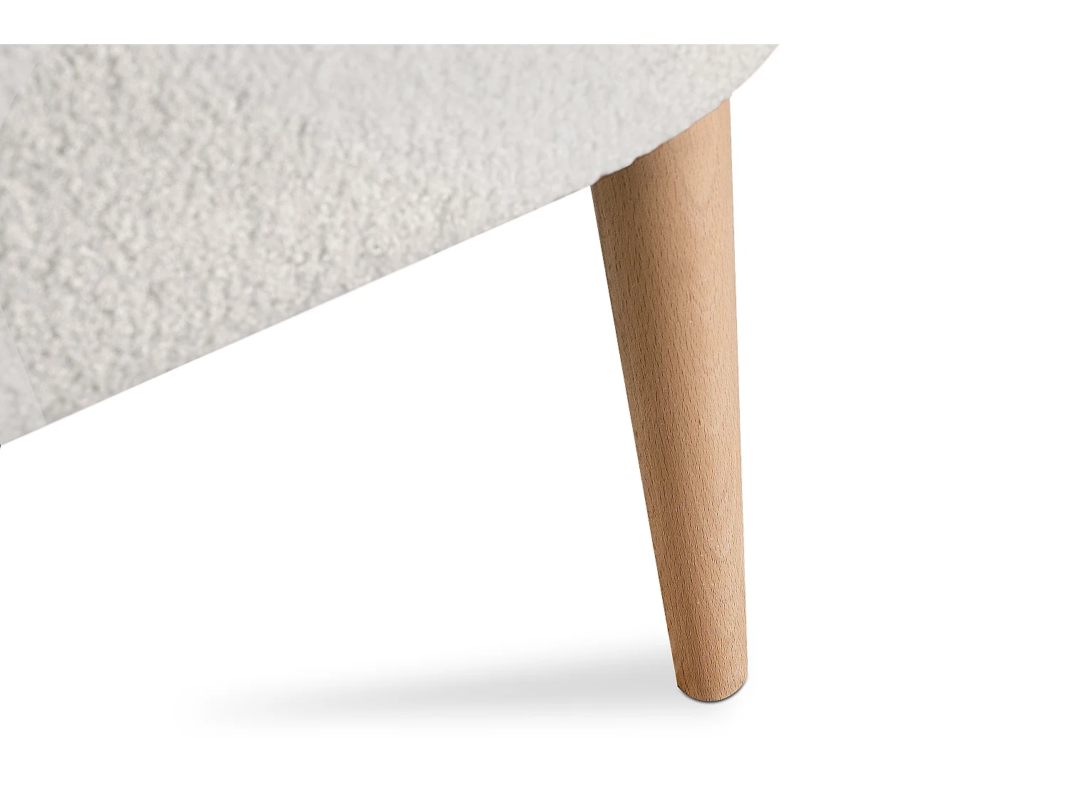 Einzelsessel - Creme/Buche Dekor - APPA