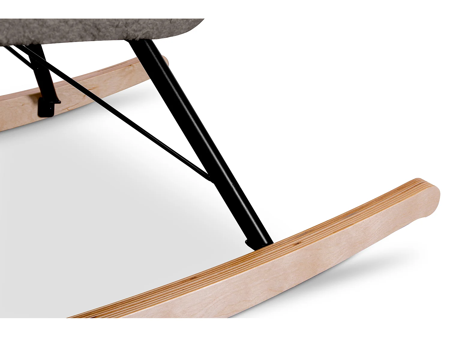 Schaukelsessel - Braun - ADDUCTI