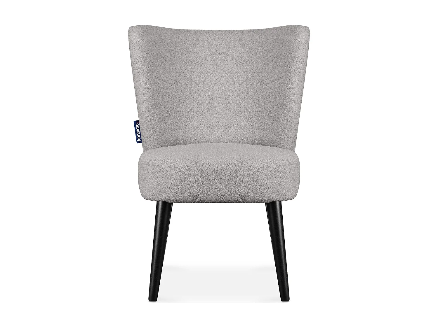Einzelsessel - Hellgrau/Schwarz - APPA
