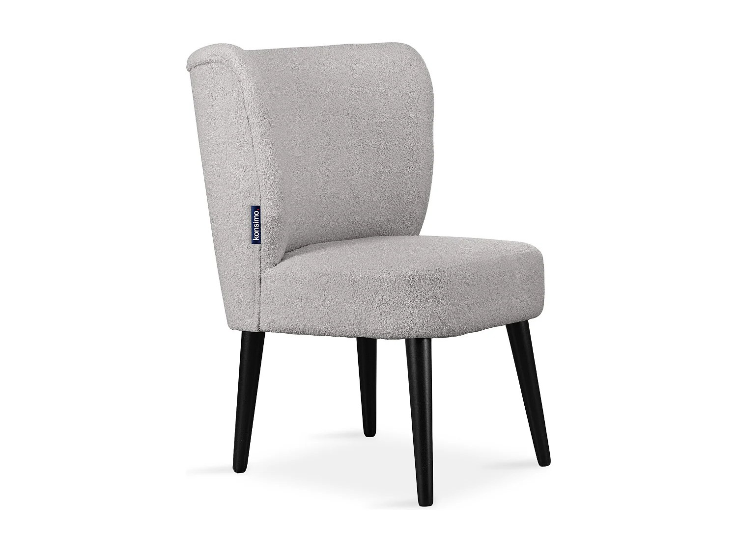 Einzelsessel - Hellgrau/Schwarz - APPA